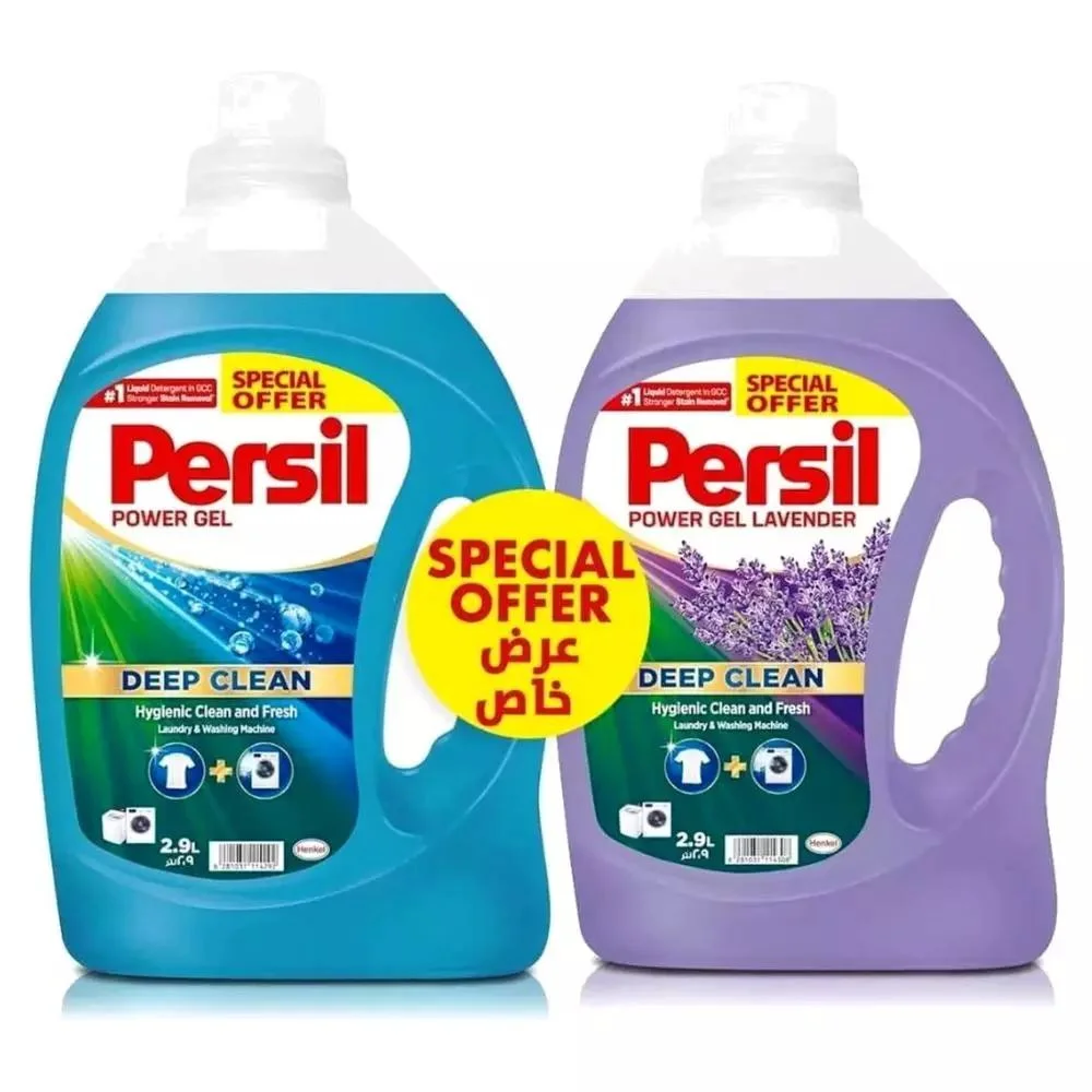 Persil Deep Clean Power Gel Laundry Detergent Lavender and Original Scent (5.8 L) numoq