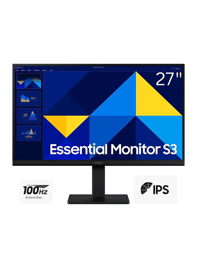 Ultra-HD 27-inch Essential IPS Monitor FHD 100Hz Display (Black, 27-inch) d12a5