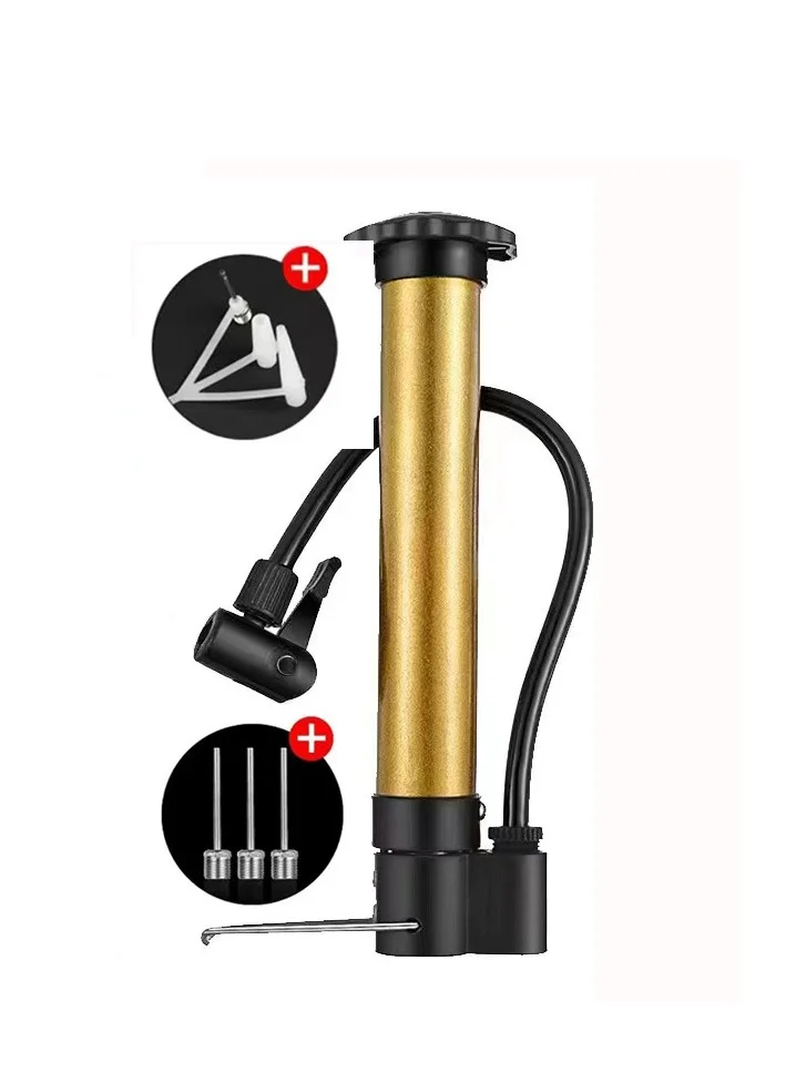 Universal High-Pressure Manual Air Pump for Football Basketball and Bicycle (Portable, 25 cm) b2qql
