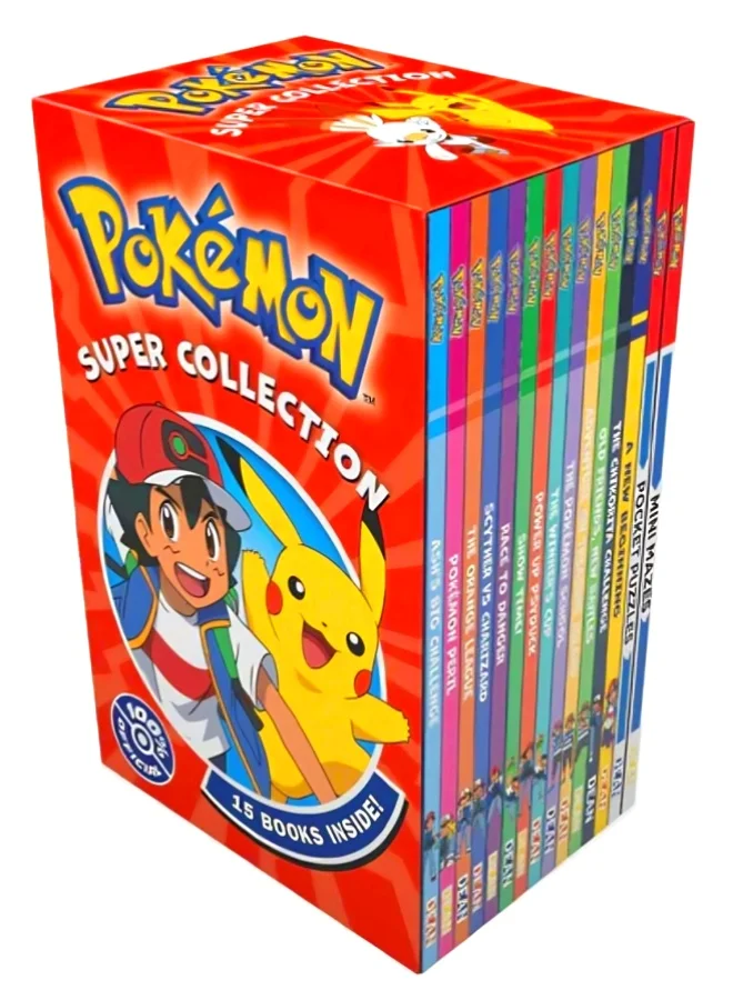 Premium Collectible 15-Book Story Set (English Edition, 15-Piece Collection) ybn39