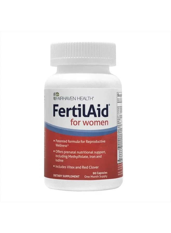 Fairhaven Health Fertility Support Supplement for Women with Vitex and Folate (90 Capsules, 1 Month Supply) g6wa3