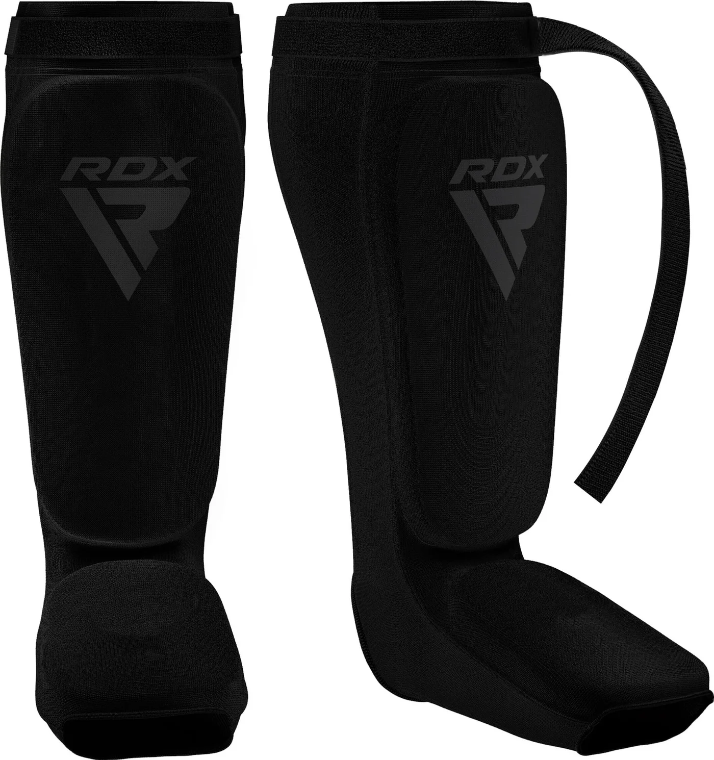 Premium Martial Arts Shin Guards Leg Instep Protection Pads for Kickboxing Muay Thai MMA Sparring Training (Unisex, One Size) 4j1di
