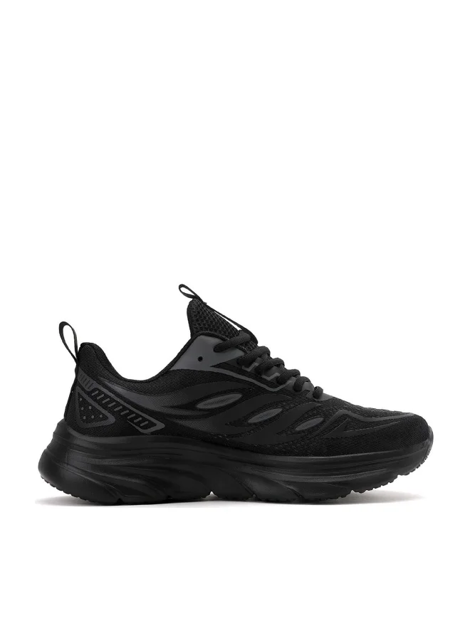 Sky View Men Running Shoes Breathable Athletic Sneakers Lightweight Slip On Walking Shoes for Gym and Casual Wear (Black, 42) 6i1in