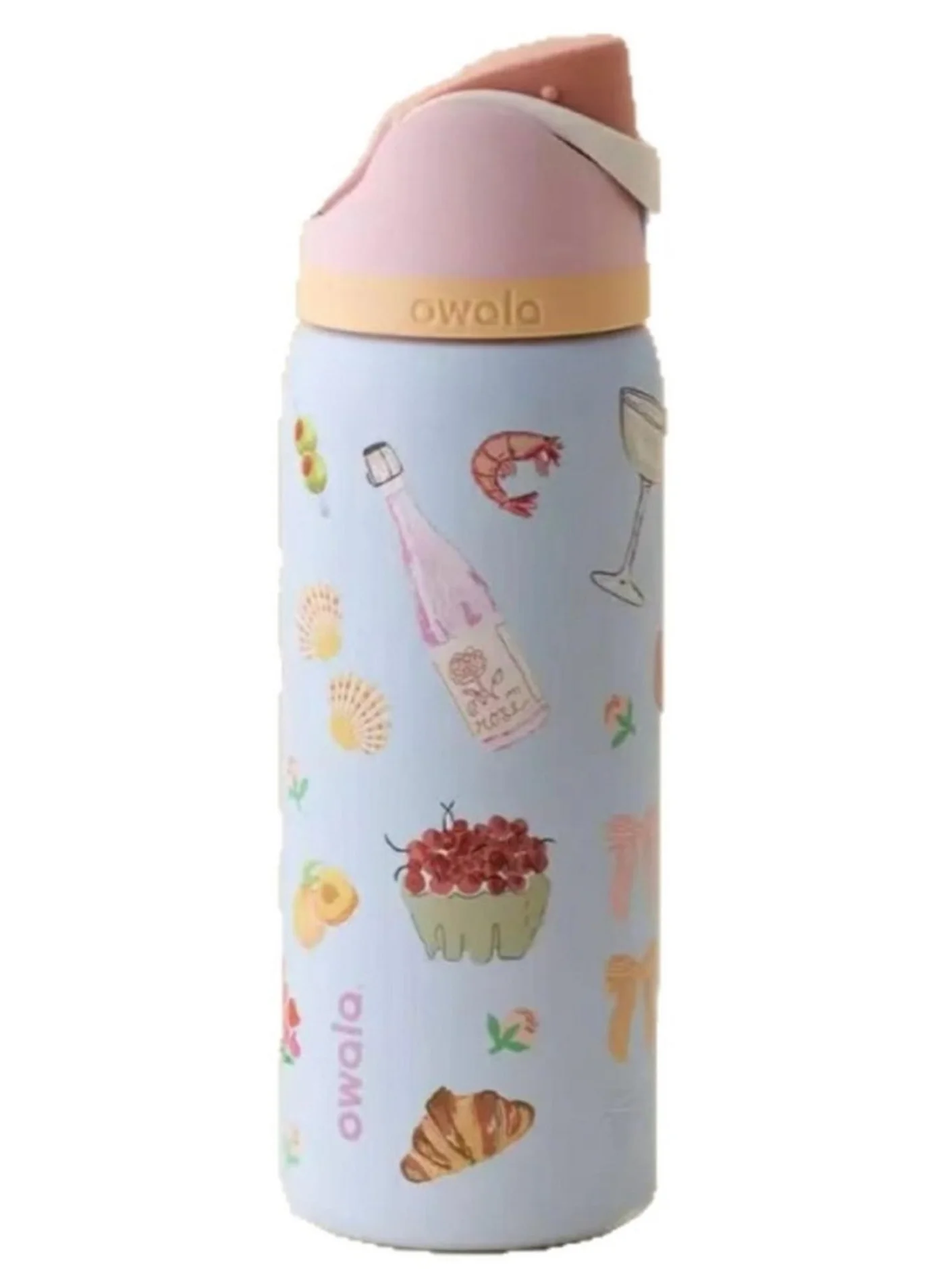 Premium Insulated Stainless Steel Water Bottle with Straw (Double-Wall, BPA-Free, 700 mL) 1s4el