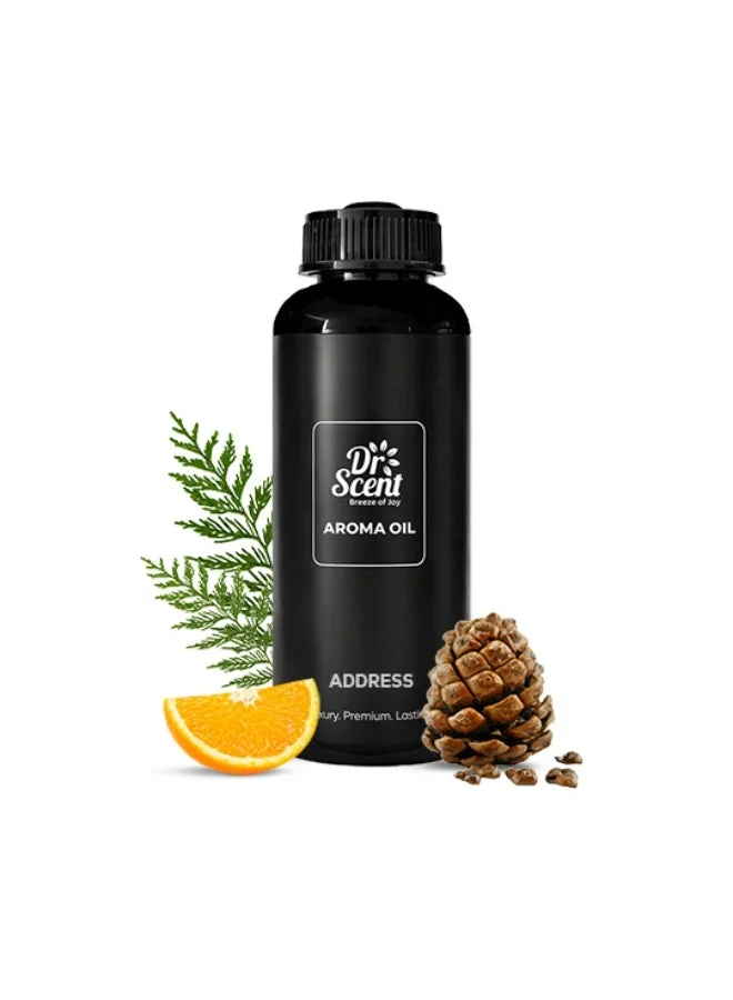 Dr Scent Breeze of Joy Aroma Diffuser Oil (Velvet Cedar, Citrus, and Cedarwood) Premium Home Fragrance (500 mL) acads