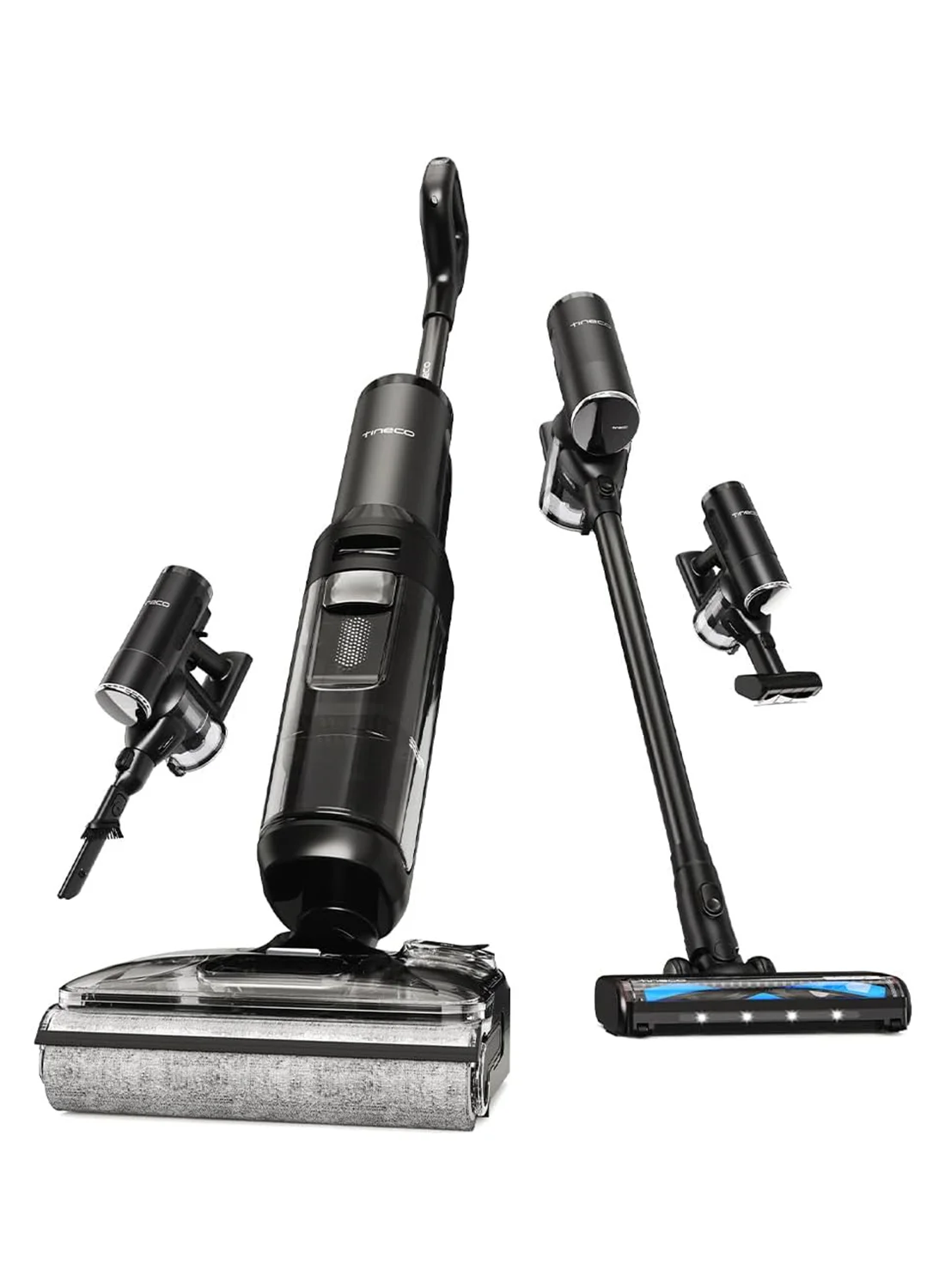 Premium Smart Cordless Wet Dry Vacuum Cleaner and Floor Washer (Black, 250 W) 45hcn