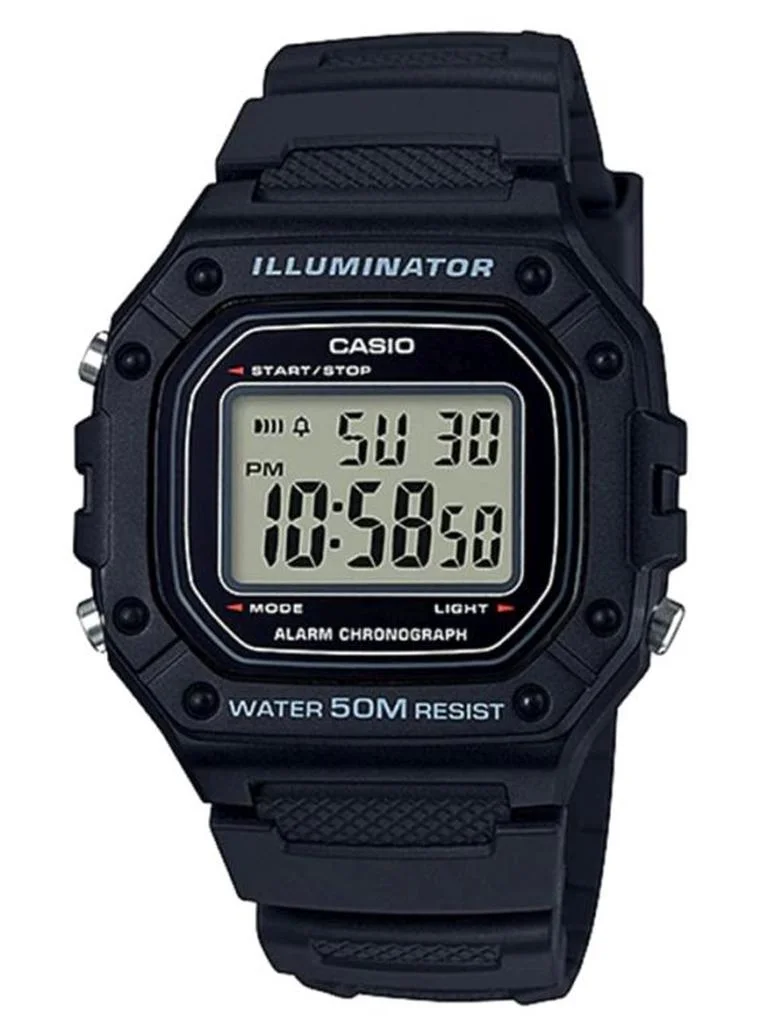 Premium Digital Resin Wrist Watch for Men (Black, 43 mm) ea7nj