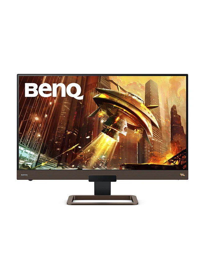 Premium 27-inch 2K QHD IPS Gaming Monitor (144Hz, 2560x1440) Bezel-less Display with Built-in Speakers and USB Type-C (Metallic Brown, 27 inch) 0d7ng