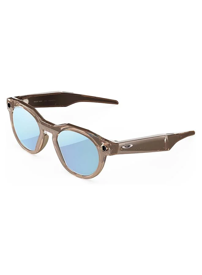 Premium Smart Audio Glasses with Polarized Lenses (Brown Smoke, One Size) kmadp