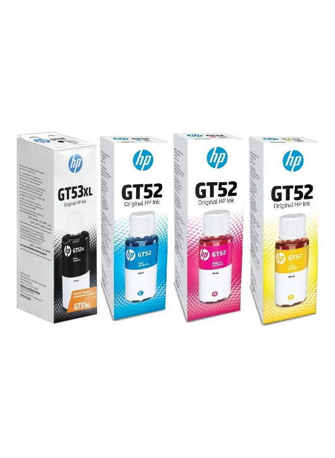Premium Ink Cartridge Replacement Set for Inkjet Printers (Black, Cyan, Yellow, Magenta, 4-Pack) cqzfh