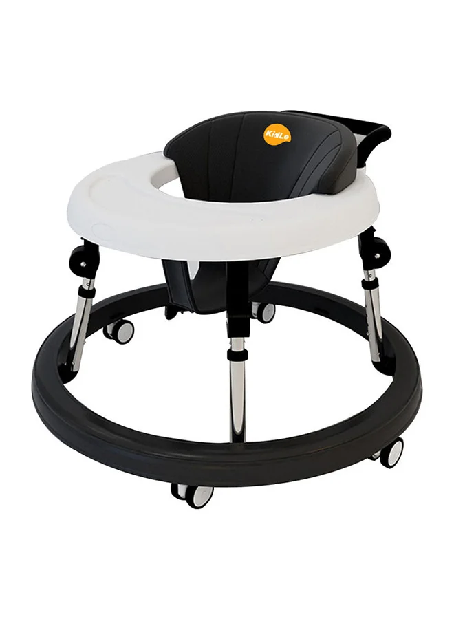 Kidle Multifunctional Anti-Rollover Baby Walker (Black, Adjustable Height) cawdj