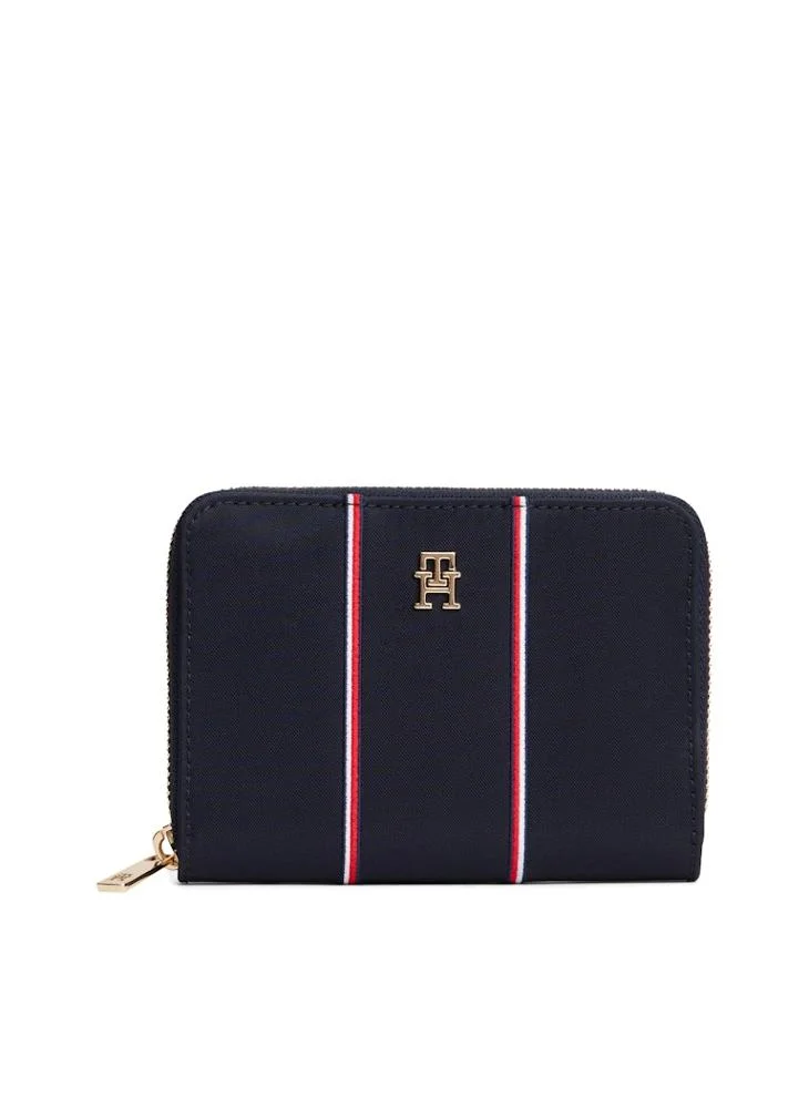 Premium Signature Tape Zip-Around Wallet for Women (Classic Design, Compact Size) hddyu