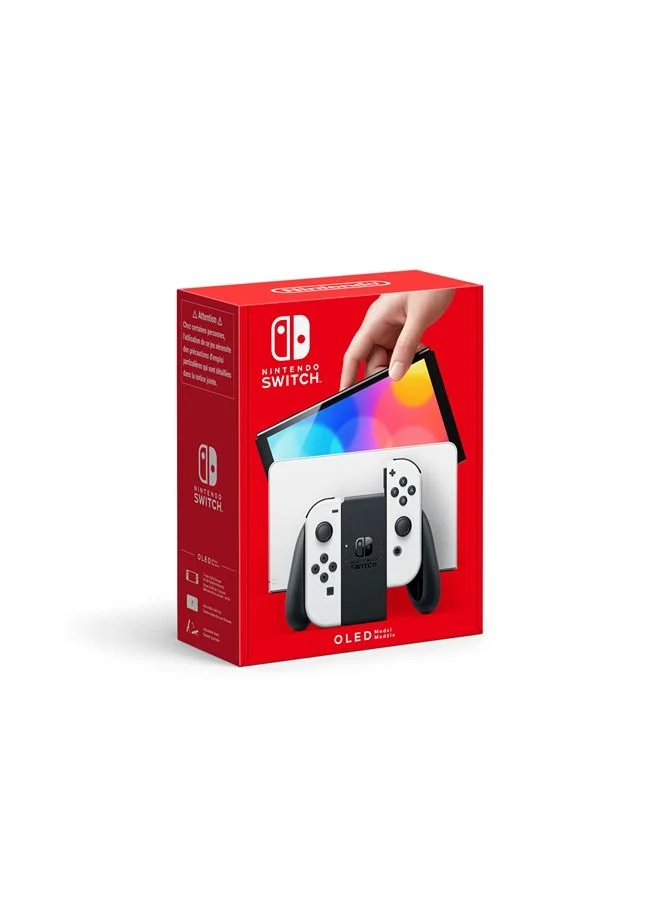 Premium Handheld Gaming Console OLED Display (White, 7-inch Screen) ehhy8