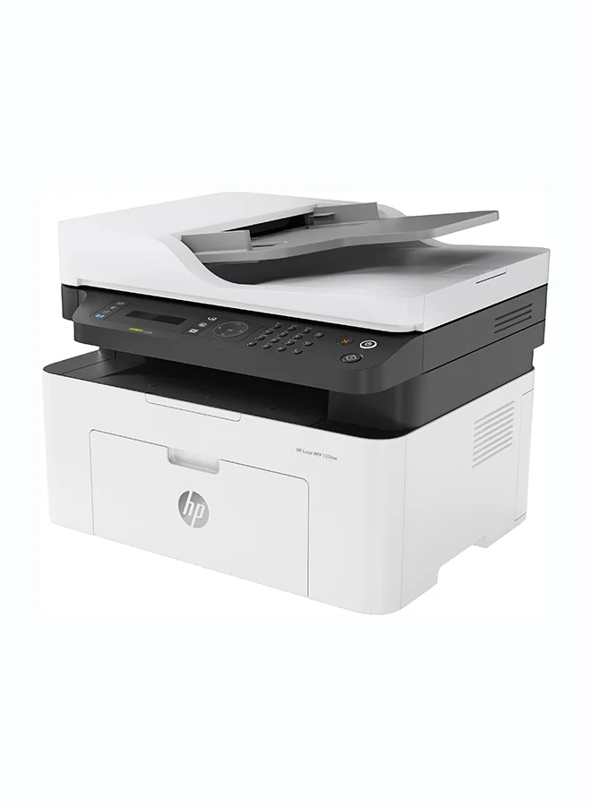Premium Multifunction Laser Printer Wireless All-in-One for Small Business (White/Grey) sb0oe