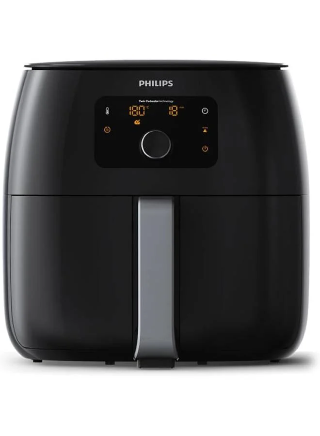 Professional Premium Air Fryer XXL Large Capacity Healthy Cooking Appliance (Black, 7.3 L) tm4fy