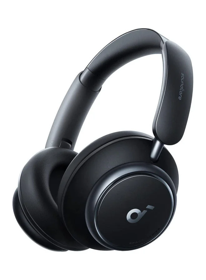 Premium Adaptive Active Noise Cancelling Wireless Over-Ear Headphones, Hi-Res Audio, Bluetooth 5.3, Long-Lasting Battery (Black) hq2uf