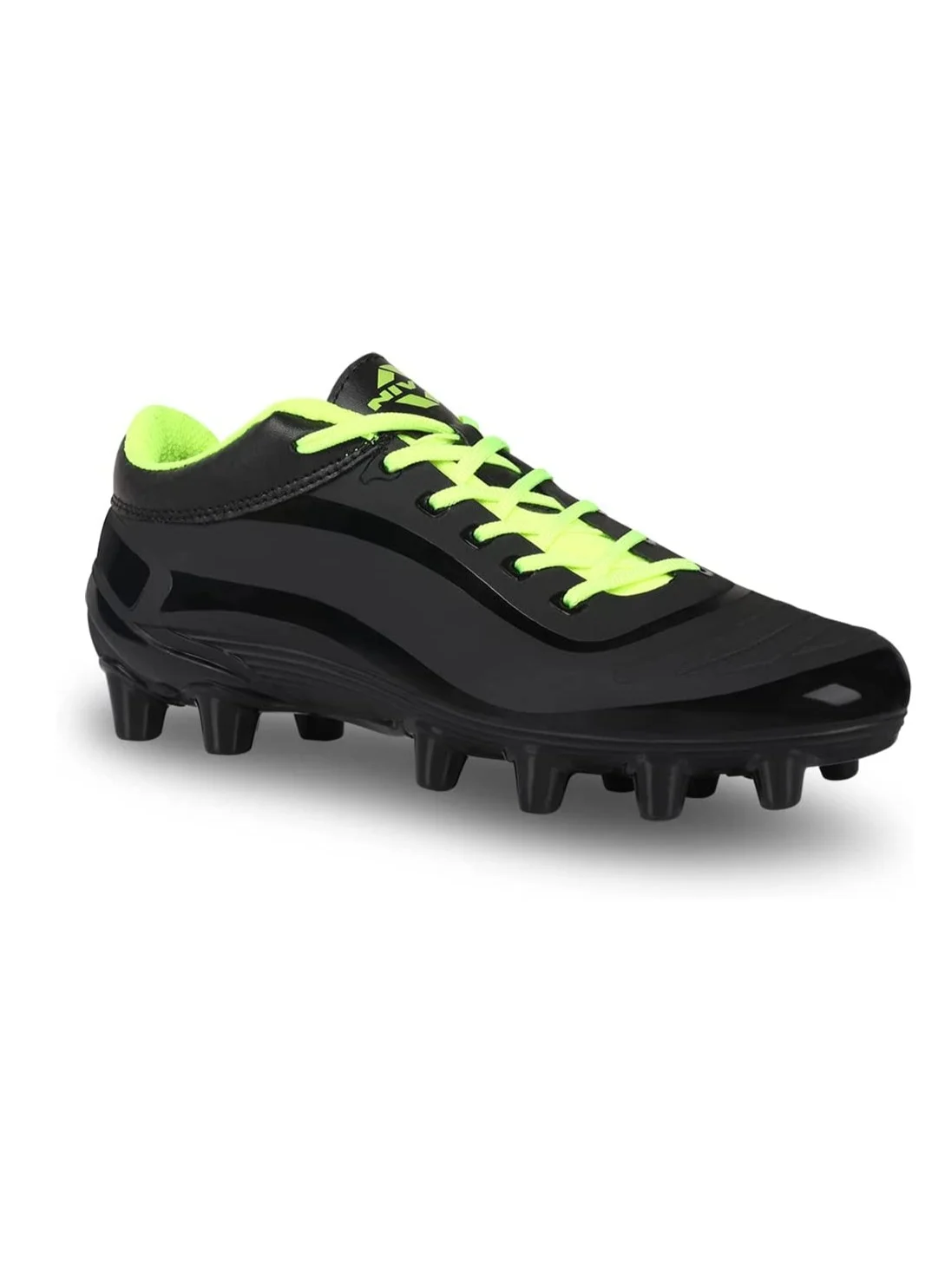 Nivia Airstrike Football Studs Premium TPU Synthetic Turf Cleats for Men and Boys (Black, 41 EU) 69q34