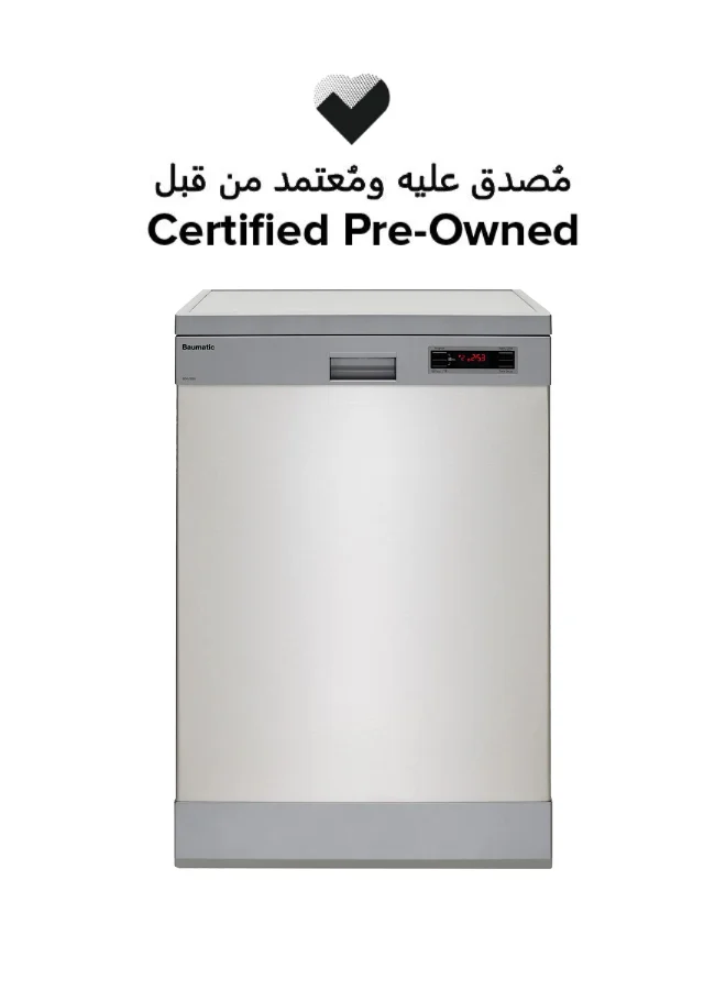 Baumatic Freestanding Dishwasher 16 Place Setting Stainless Steel Premium Kitchen Appliance 44qb2