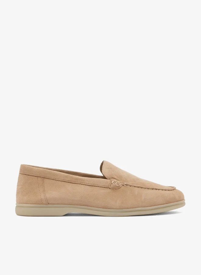 Premium Close Toe Moccasins Comfortable Slip-On Loafers for Women (Beige, 38 EU) qme26