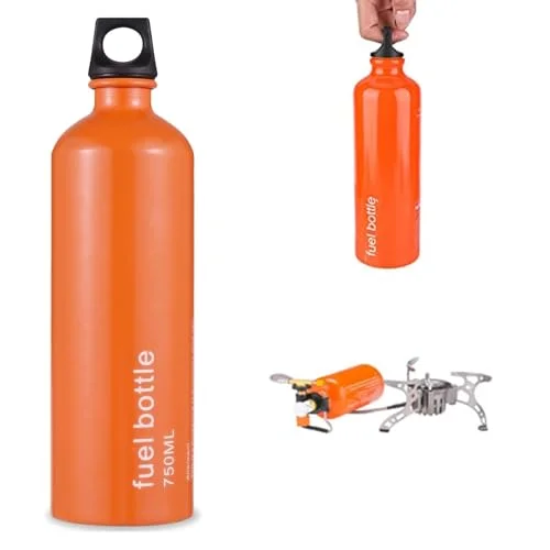 Premium Aluminium Fuel Container Leak-Proof Storage for Camping and Outdoor Activities (750 mL) gyhpi
