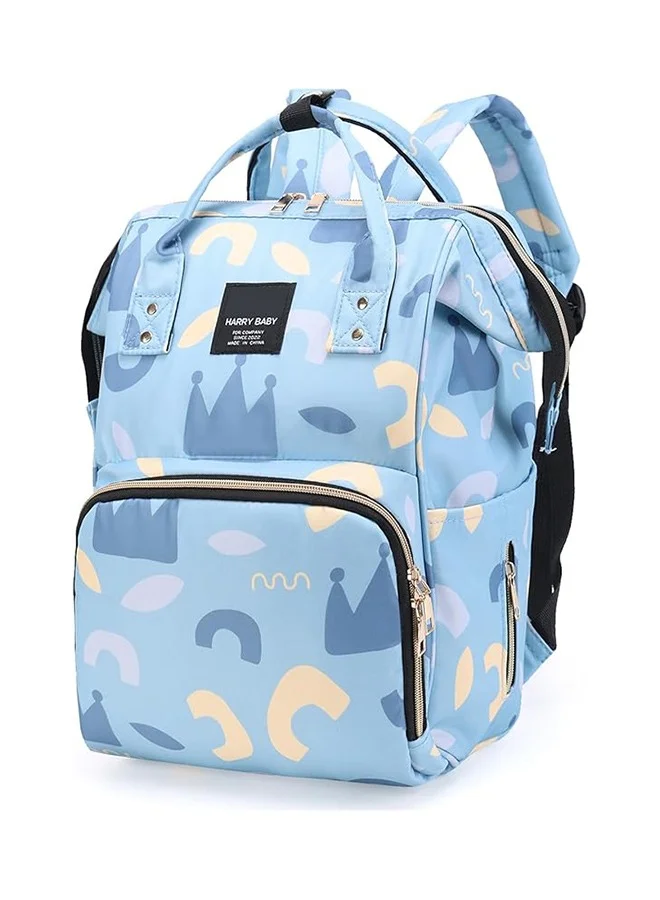 Yoawllty Multifunction Waterproof Baby Diaper Backpack Travel Tote (Crown Blue, 1 Pack) qmssm
