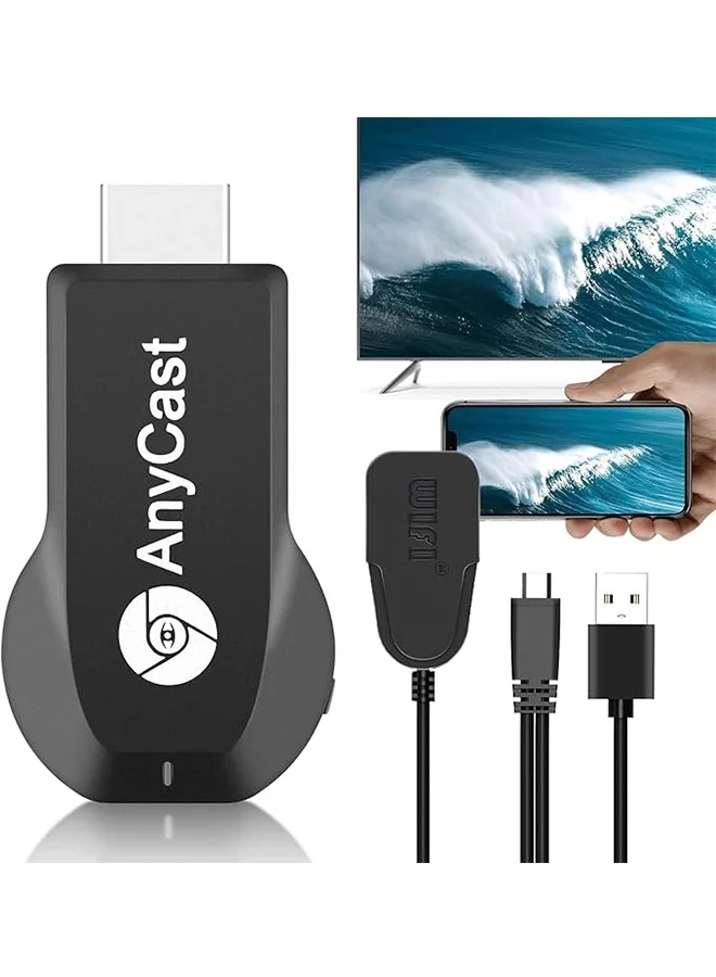 Wireless HDMI Display Adapter 4K Screen Mirroring Receiver for Android iOS Mac Windows (1 Unit) sqq4s