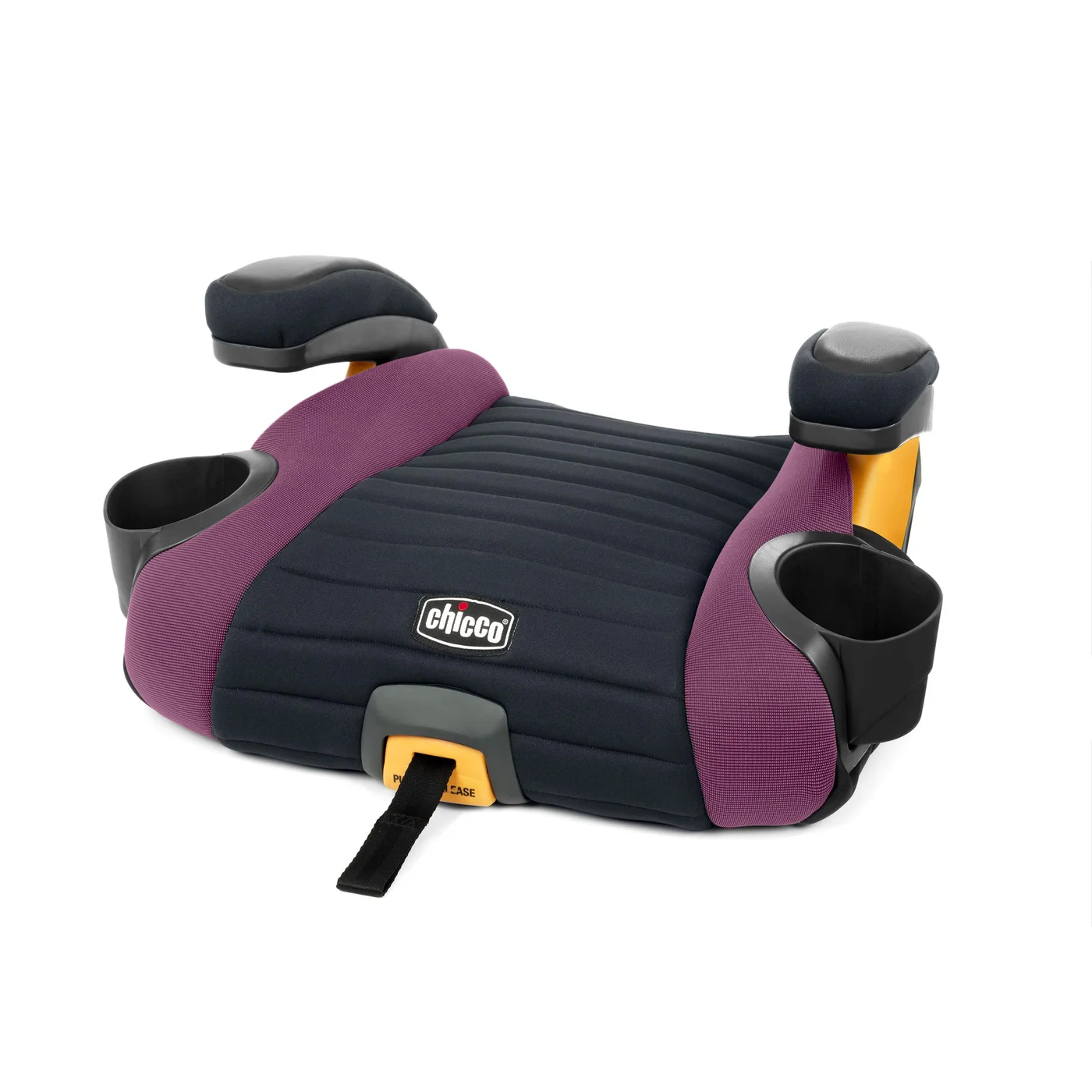 Premium Backless Booster Car Seat with Latch Attachment and Quick-Release System (Pink, 15-36 kg) mfb18