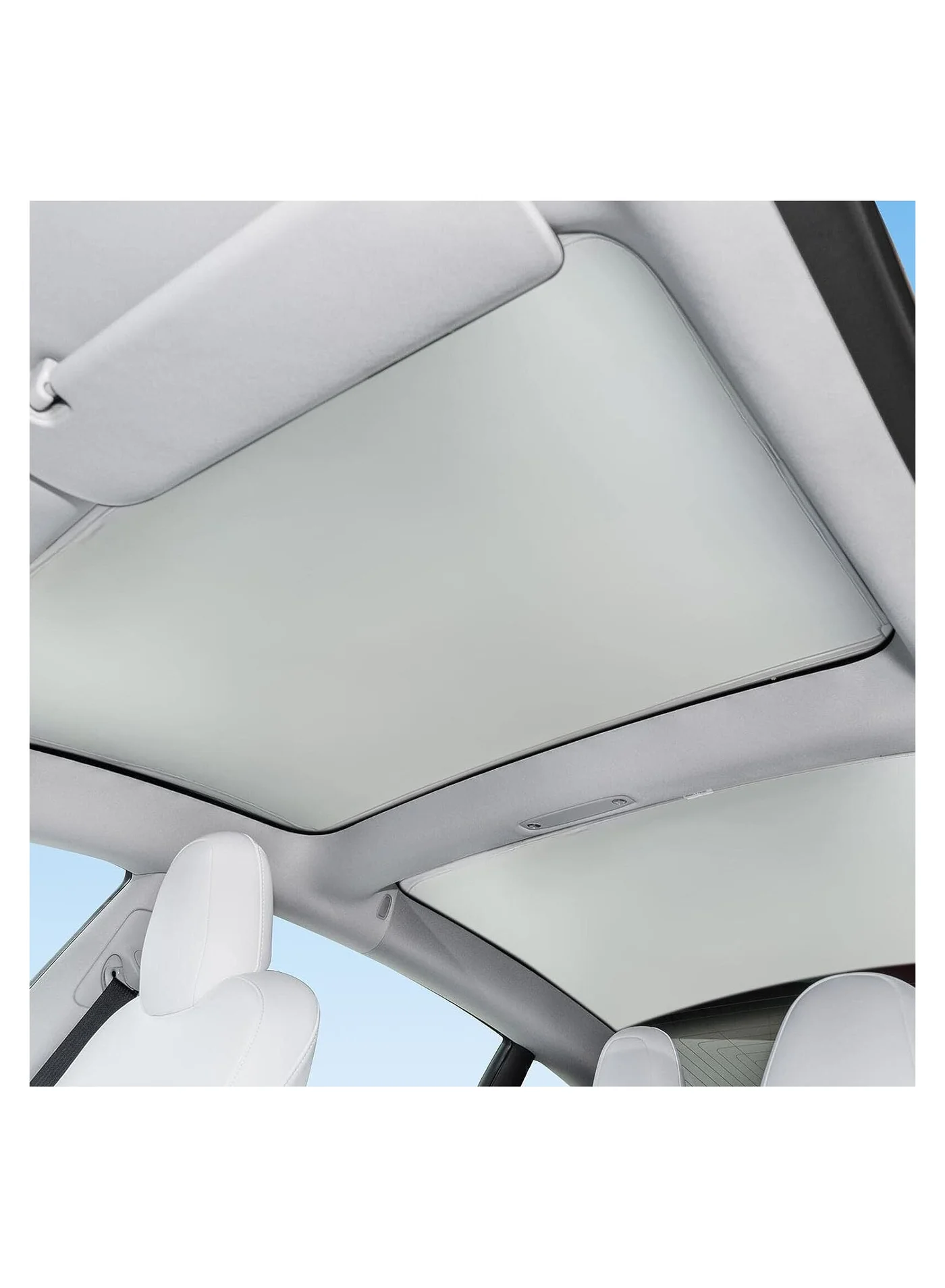 SYOSI Panoramic Roof Sunshade for Electric Sedan Heat Insulation Cover (Black, 1 Set) uwv5z