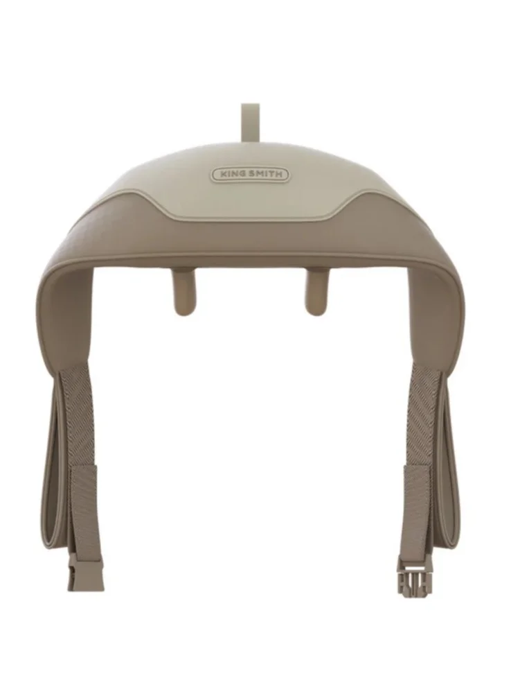 Premium Neck and Shoulder Massager with 6 Massage Heads and 3 Intensity Levels (Skin-Friendly Leather, Ergonomic 48-Degree Design) lc7xo