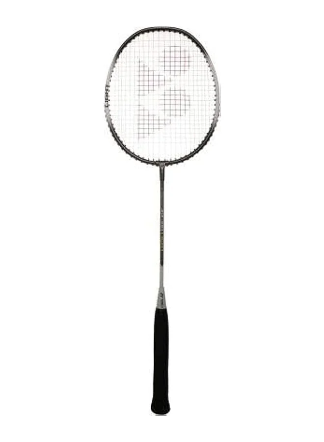 Premium Lightweight Aluminium Badminton Racquet with Full Cover (Dark Charcoal, 1 Piece) okgct
