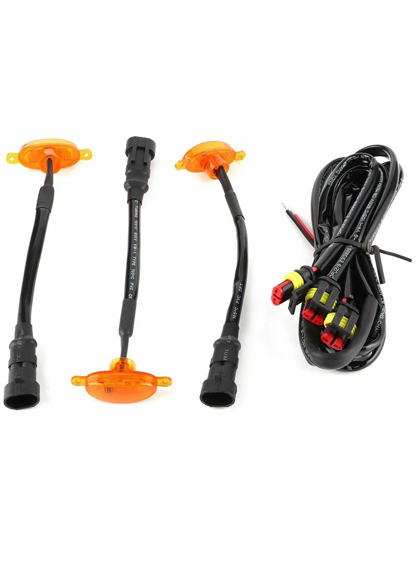 SYOSI Front Grille LED Light Kit Premium Automotive Exterior Driving Lamp for Enhanced Vehicle Styling (Universal Fit) 64ydv
