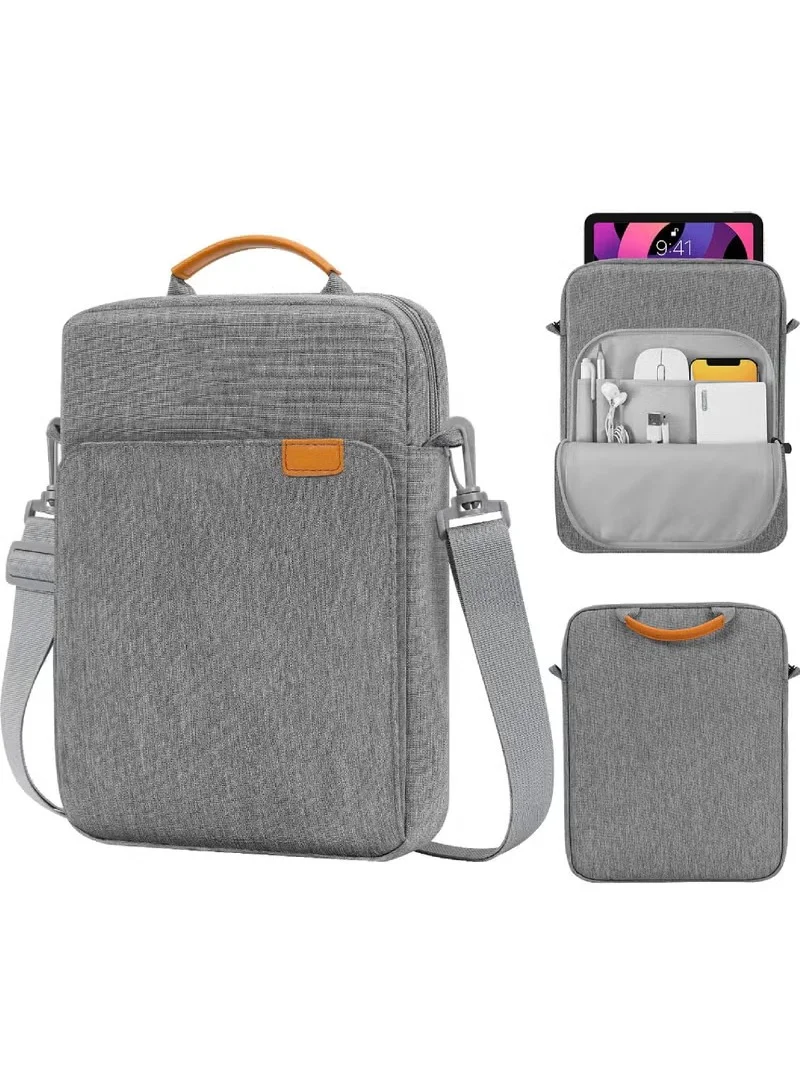 Rock Pow Protective Tablet Sleeve Bag with Shoulder Strap for 9-11 Inch Devices (Grey, 11 Inch) nxa63
