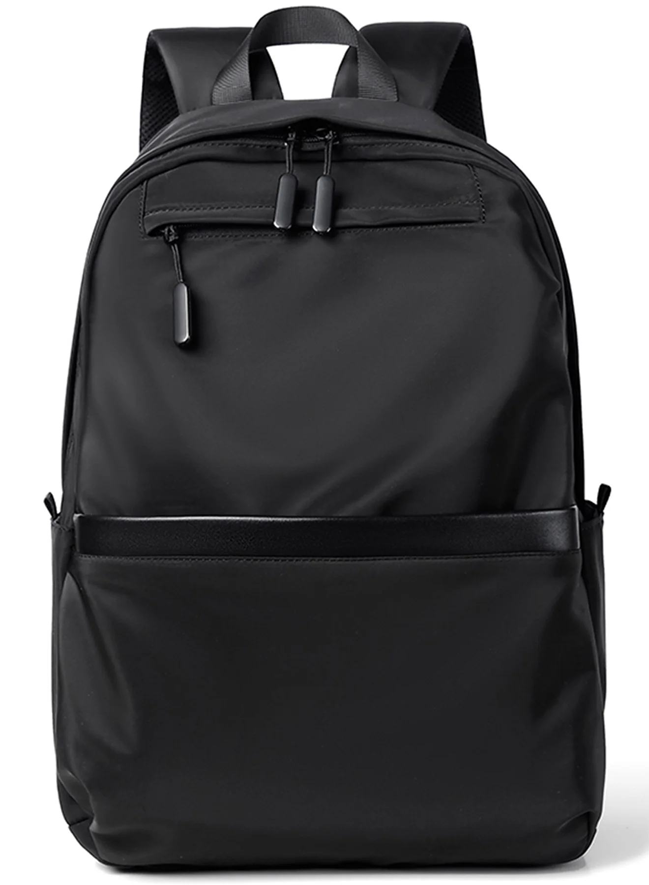 Premium Laptop Backpack Travel Work Bag Durable Polyester Computer Rucksack for Men and Women (Black, Fits 15.6 Inch Laptop) oycni