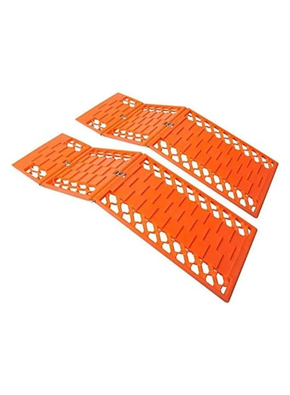 Rubik Anti-Skid Recovery Traction Mats Heavy-Duty Foldable Sand Grip Tracks for 4X4 SUV Off-Road Escape (105 cm x 30 cm) 29bq4