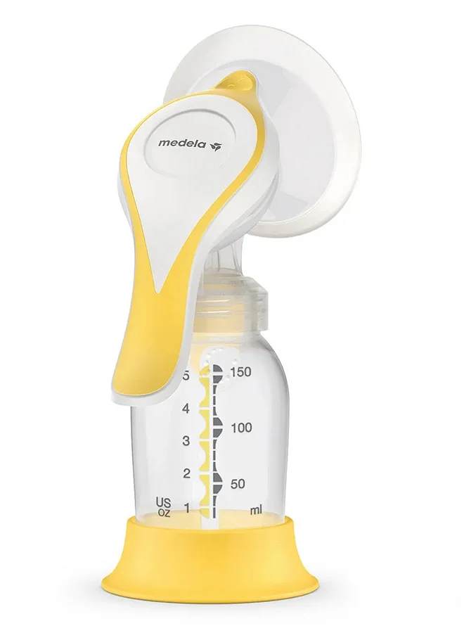 Manual Breast Pump Compact Swiss Design with 2-Phase Expression Technology (150 mL) oy1y0