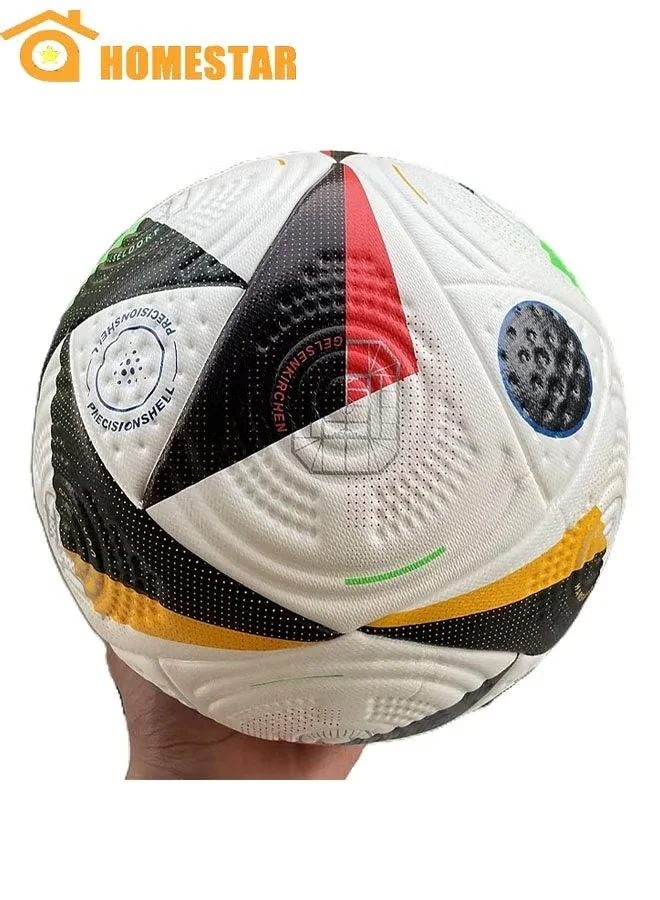 HOMESTAR Professional Soccer Ball Thermal Bonded Match Training Football (Size 5) kh2jx