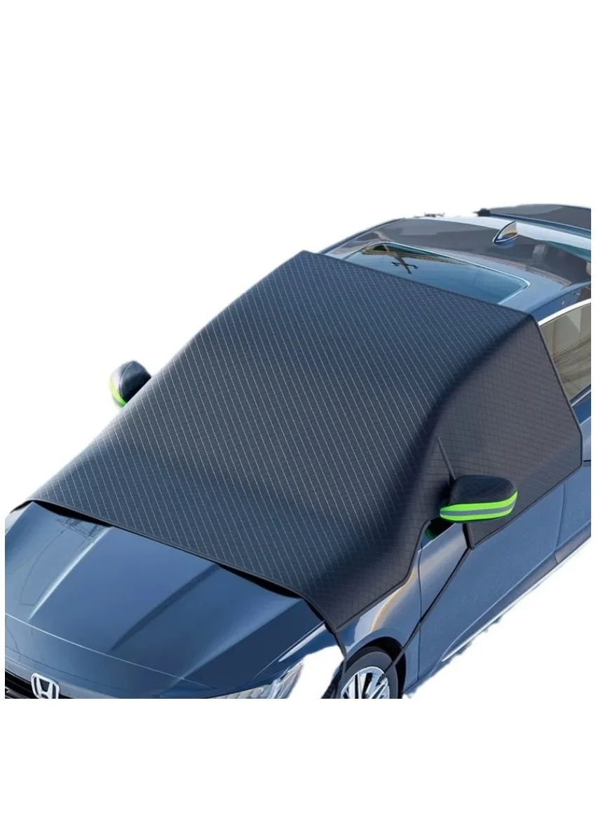 Space Car Sun Shade Front Shield and Side Windows Set (Oxford Fabric, UV Protection, Universal Fit) 0eklo
