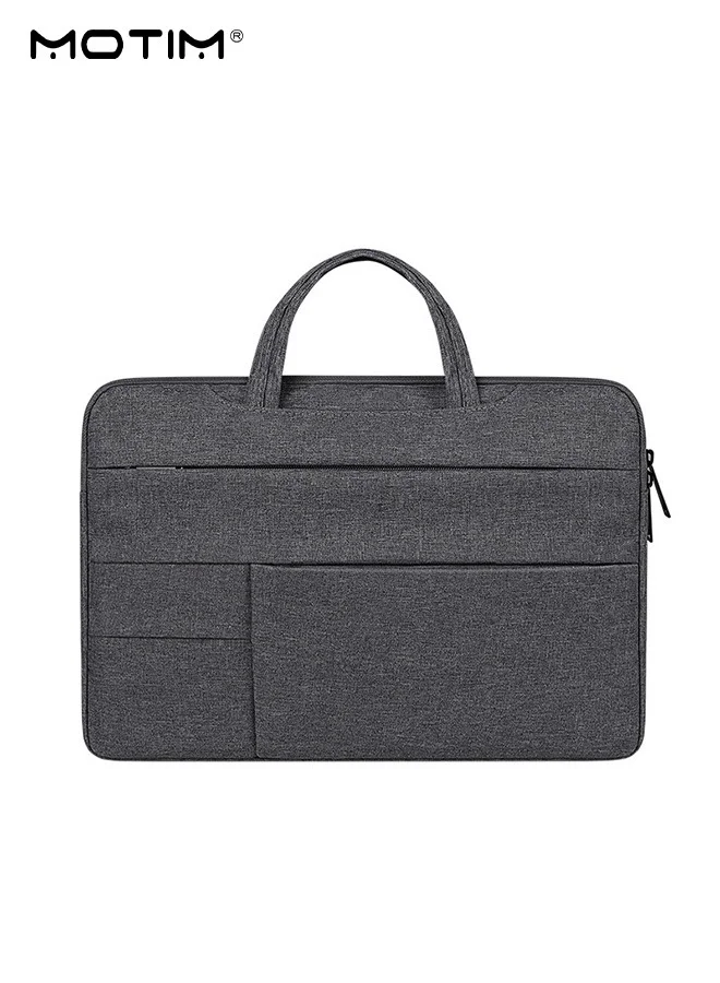 Motim 15.6 Inch Business Laptop Bag Water-Resistant Shockproof Briefcase Lightweight Professional Carrying Case for Laptop and Tablet (Black, 15.6 Inch) nho0h