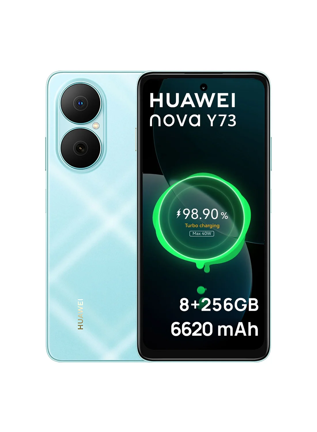 Smart Nova Y73 Dual SIM Smartphone 8GB RAM 256GB Storage 4G (Blue, 6.67 inch) gtyed