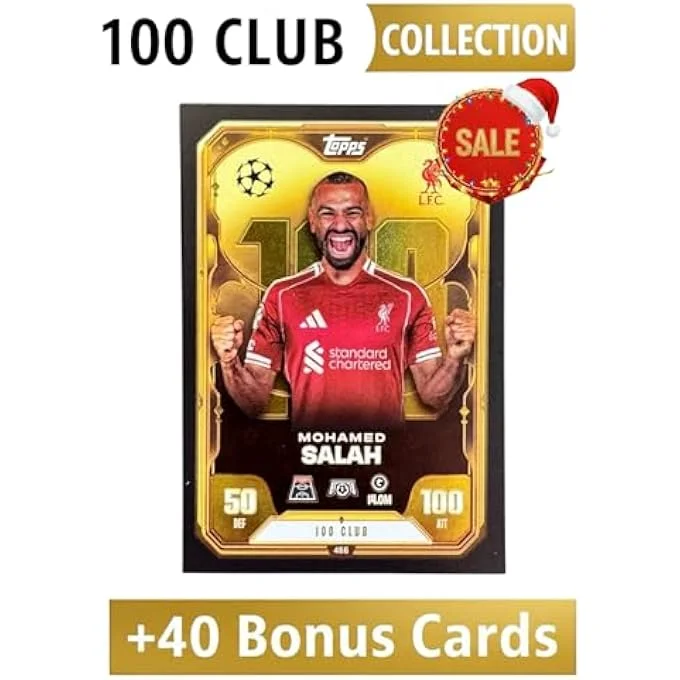 Football Trading Card Set 2025/2026 Season Edition with Bonus Cards (41 Pieces) 51f8t