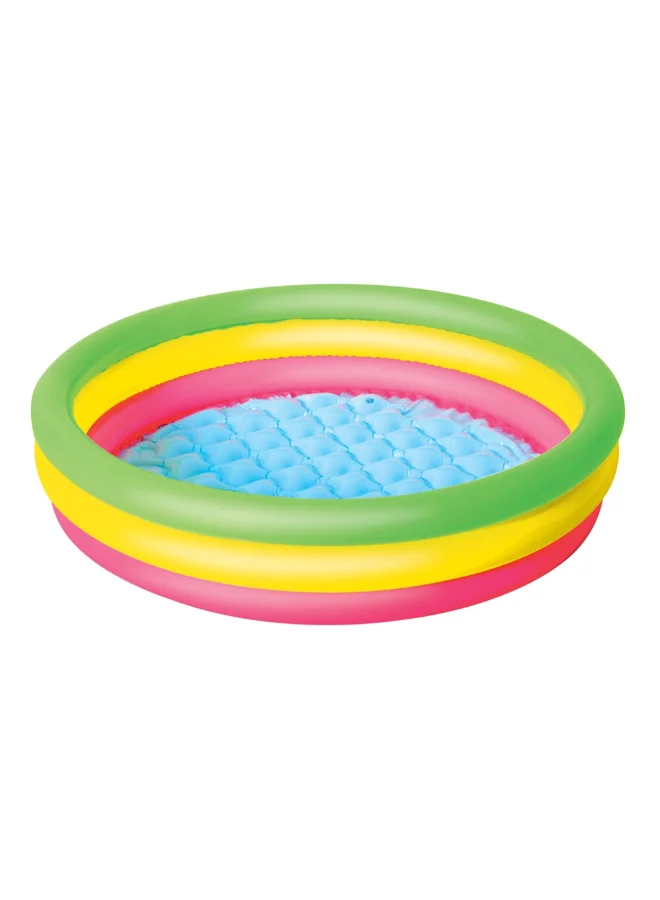 Inflatable Summer Family Pool Premium PVC Construction (102 x 25 cm) 9q8oq