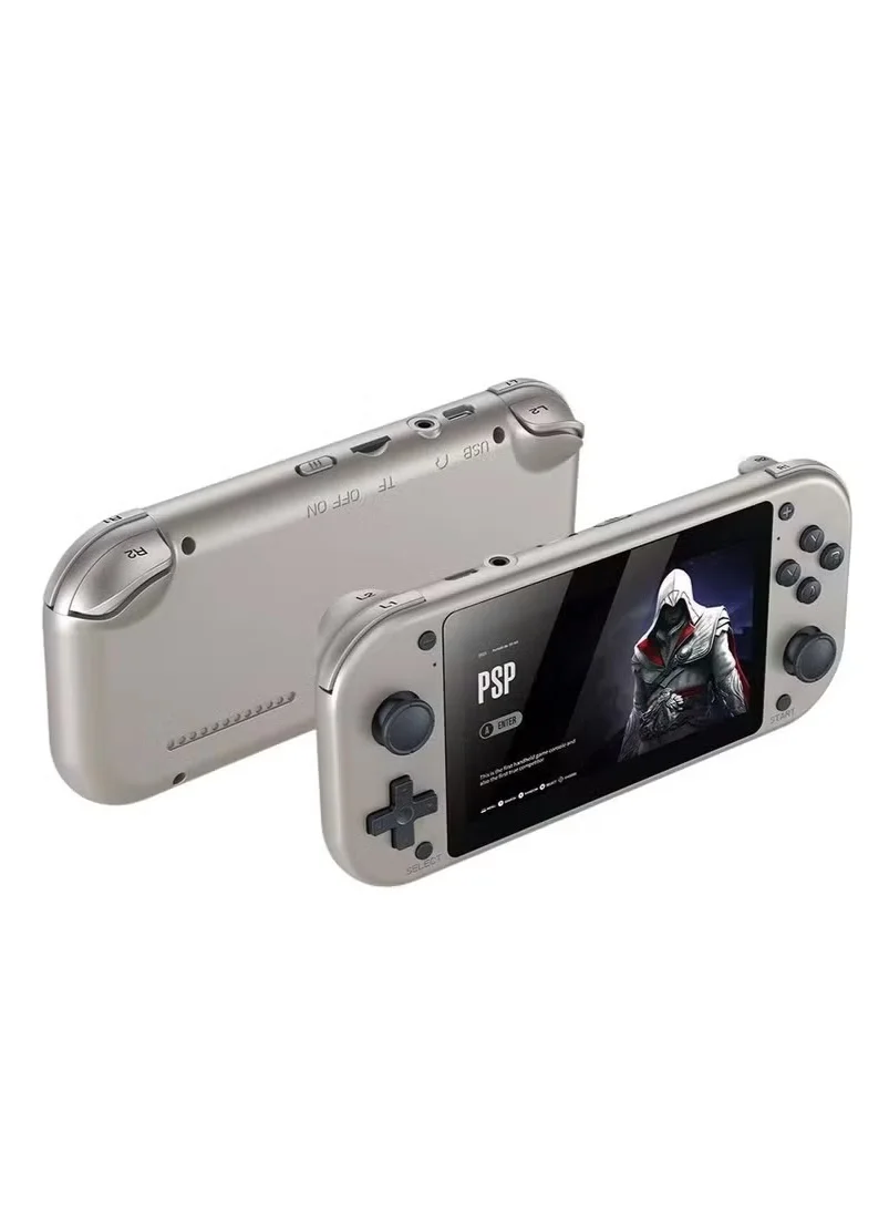 JAJEEK Handheld Gaming Console M17 with 4.3-Inch HD Screen Portable Retro Emulator with 64GB Storage (Black, 4.3-Inch) ftv2q