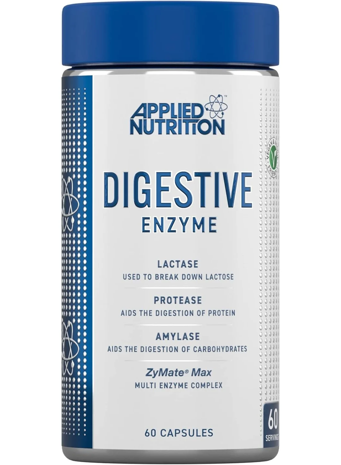 Digestive Enzyme Complex Premium Gut Health Support Supplement (60 Capsules) sq19d