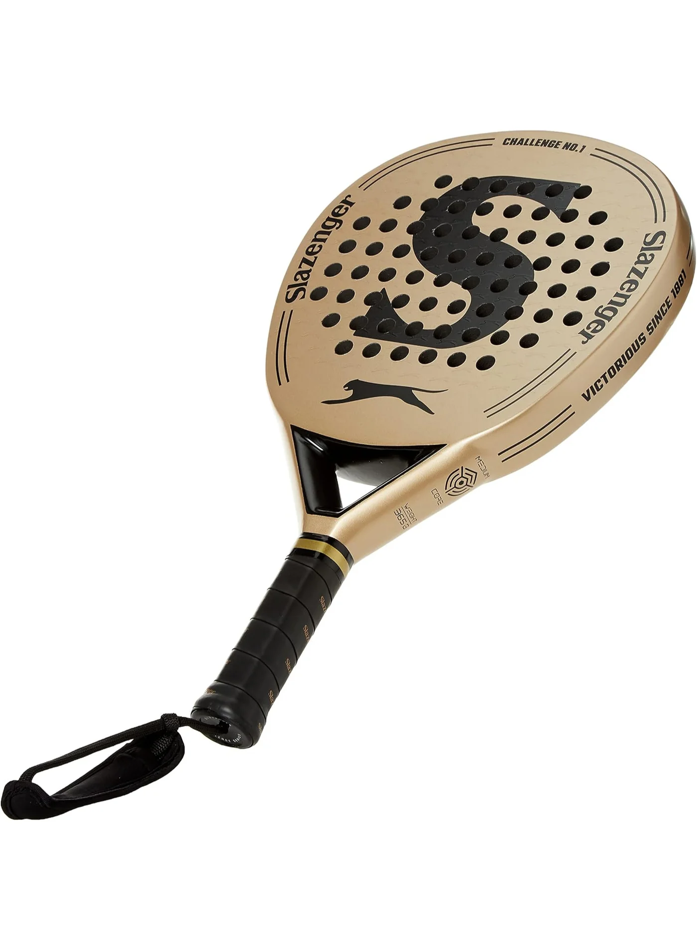 Premium Hybrid Padel Racket 12K Carbon Fiber with Medium-Hard EVA Core (Gold, 365g) 2isrm
