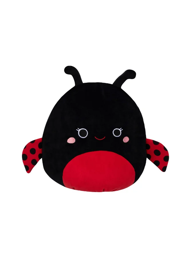 Plush Ladybug Stuffed Animal Soft Toy Premium Huggable Pillow (Black, 35 cm) a0xzk