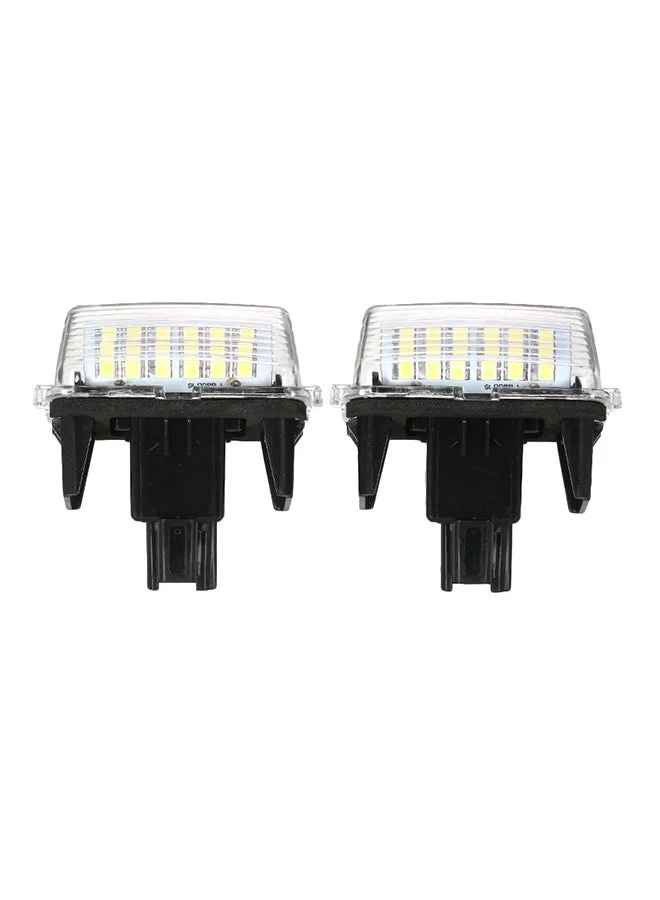 MUNTAQI LED License Plate Light Lamp Assembly (Premium Bright White, 12V Automotive Exterior Lighting) idgxz