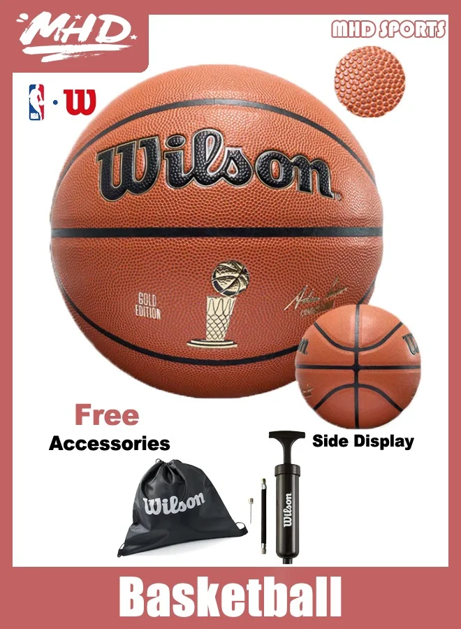 Premium Professional Basketball Official Size 7 Durable Composite Leather Indoor and Outdoor Training Ball (Size 7) 3dt6b