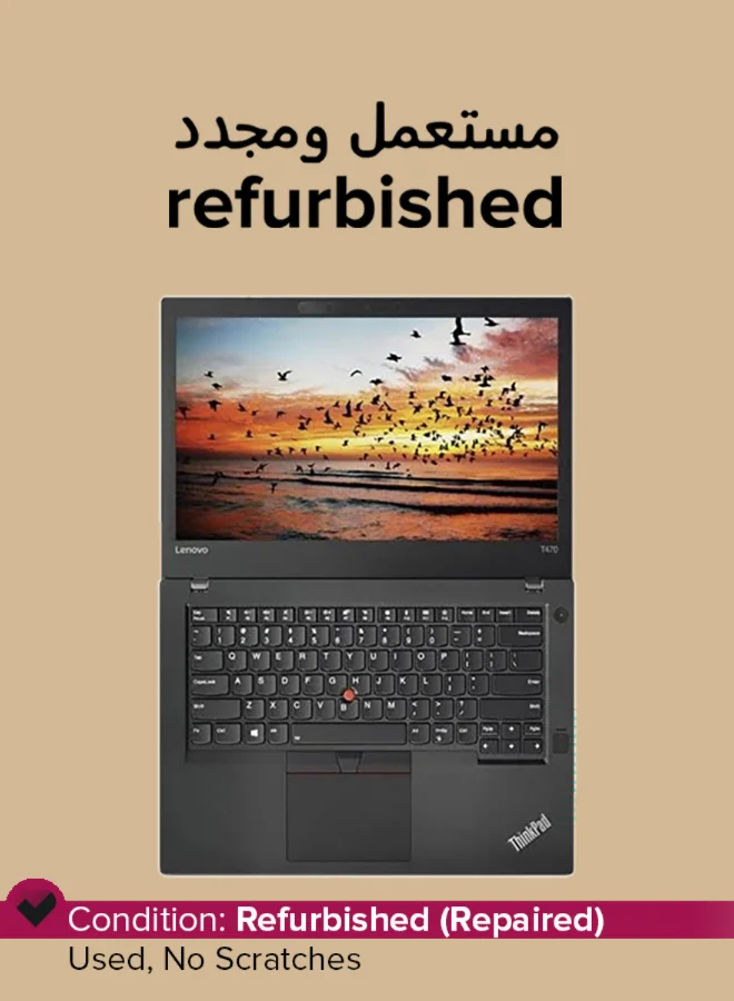 Premium Refurbished 14-Inch Business Laptop, Intel Core i5, 16GB RAM, 256GB SSD, Full HD Display, Windows 10 Pro (Black, 14-Inch) e0452