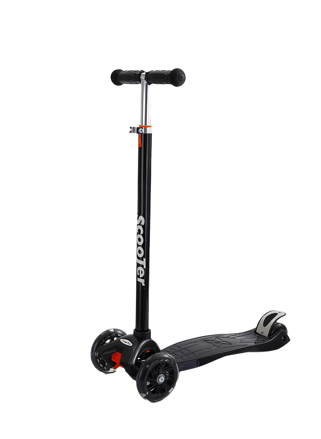 MaBaby Kids Kick Scooter with Flashing LED Wheels and Adjustable Handlebar (3-Wheel, 7+ Years) oc0it