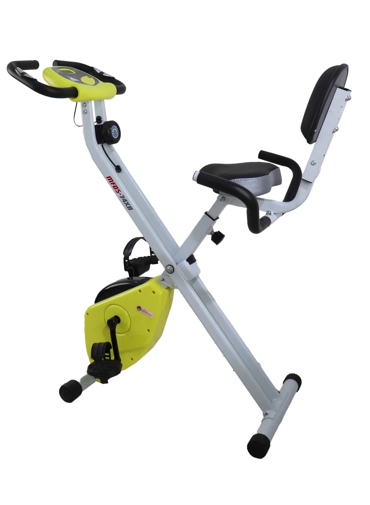 Marshal Fitness Magnetic Exercise Bike (Heavy-Duty Indoor Cycling Trainer, Adjustable Resistance, 120 kg Capacity) ogbfa